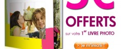 PHOTOWEB : 5 euros offerts sur votre livre photo