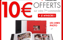 PHOTOWEB : 10 euros offerts sur votre premier livre photo !