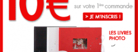 PHOTOWEB : 10 euros offerts sur votre premier livre photo !