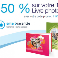 Votre livre photo à moitié prix chez Smartphoto !