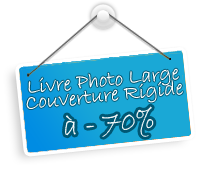 Livre Photo Large à - 70 % : coupon par personne ! 