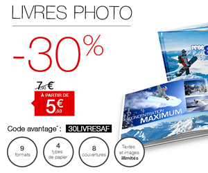 Actualité promotion livre photo FNAC