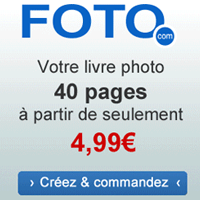 FOTO.com : Votre livre photo à partir de seulement 4,99 euros