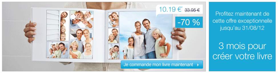 SMARTPHOTO : Moins 70% sur le Livre Photo Large