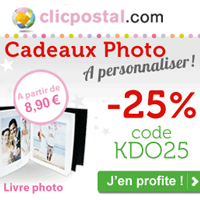 Remise immédiate de 25% par Clicpostal