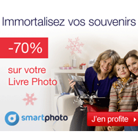 Smartphoto : Remise de 70% sur le Livre photo L