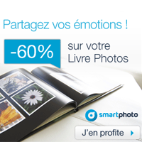 SMARTPHOTO : -60% sur les livres photo Inspire et Create