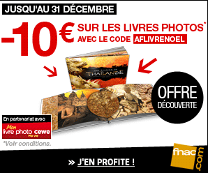 Code promo spécial Livre Photo à la FNAC