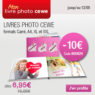 Remise de 10€ sur les livres photos personnalisés myPIX