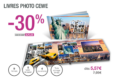 -30% sur tous les livres photo avec myPIX