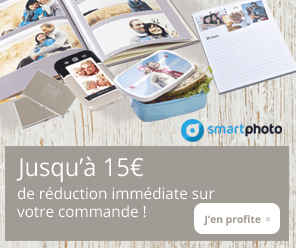 Smartphoto : jusqu’à 15€ de réduction !