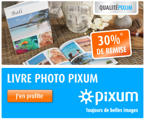 PIXUM : 30% de remise sur votre Livre photo