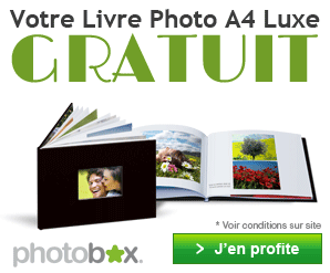 Commander votre livre photo GRATUIT Photobox ?