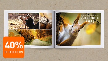 -40% sur les livres photo Albelli