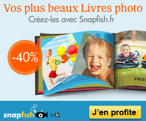 -40% sur les livres photo Snapfish