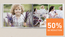 Remise de 50% sur les livres photo