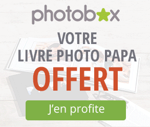 Fête des Pères : 1 Livre Photo GRATUIT