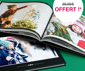 Votre livre photo offert dès 10€ de commande !