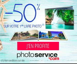 PhotoService : 50% de réduction sur votre 1er livre photo