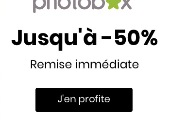 50% de remise immédiate par Photobox jusqu’au 23 avril