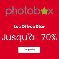 Photobox : Jusqu’à 70% de remise immédiate sur tout le site