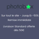 Jusqu’à 50% de réduction immédiate et la livraison gratuite dès 50€ d’achats